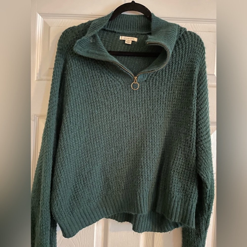 American Eagle -- Green Knitted Sweater